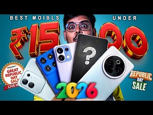 🔥 Top 5+ Best Smartphones Under ₹15,000 | Flipkart & Amazon Republic Day Sale 2026