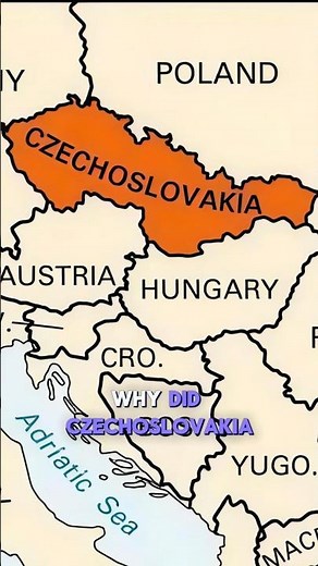 Why Did Czechoslovakia Split into Two Countries #history #historyshort