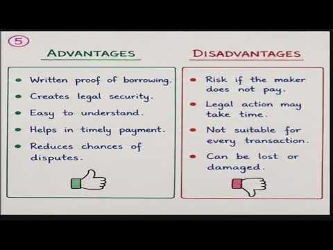 Promissory Note Explained in One Shot | Meaning, Features, Parties & Example | Class 11 Accountancy