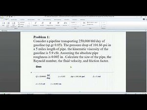Learn How to use PTC Mathcad Solver for pipe sizing in PTC Mathcad prime 6 0 0 0 Software