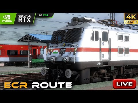 ECR route LIVE RAILWORKS....#indianrailways #railworks #gaming #live
