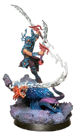 Exploding Coral Reef Base to Make up for Games Workshops bad Design #miniaturepainting #warhammer