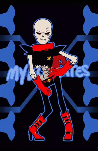 Edgy boi on the block #underfell #Papyrus #pacmanghostgirls