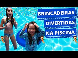 Brincadeiras divertidas na piscina - Como fazer
