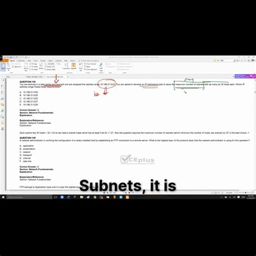 10 Subnetting Question
