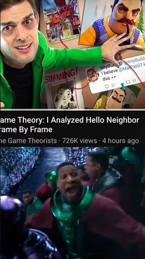 When Matpat Dissected Hello Neighbor After 4 Years... #Shorts