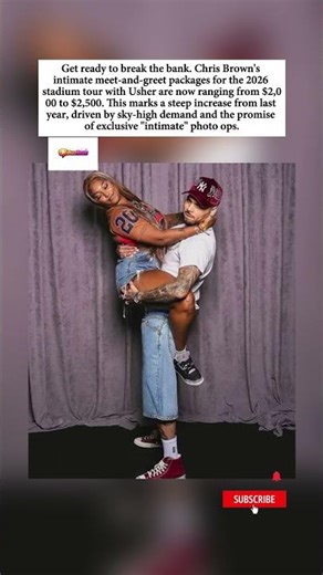 Chris Brown Raises Meet & Greet Prices for 2026 Tour