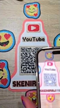 QR CODE works!! CROSS STITCH HANDMADE