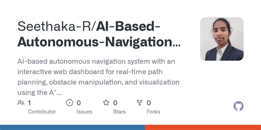 AI-Based-Autonomous-Navigation-System/outputs/screenshots at main · Seethaka-R/AI-Based-Autonomous-Navigation-System