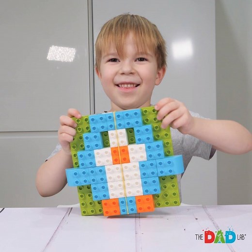 228K views · 3.9K reactions | #ad | We are exploring symmetry with LEGO DUPLO bricks. Nature has a lot of examples of symmetry so it took me no time to chose a couple of animals for the activity. I built only a half of the shape and put a rubber band to show to Max where the line of symmetry is. After completing pink sea turtle and a cute little penguin, Max had a go with a bigger abstract 3d challenge #TheDadLab #DUPLO #preschoolathome | TheDadLab | Facebook