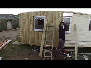 201902_Static Caravan Upcyclying Project | Insulation | Cladding | Double Glazing_Video #004