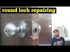How to repair round lock | cylindrical lock repairing