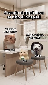 1.3M views · 46K reactions | Cuando el papá lleva al hijo al hospital  #funnyvideos #papaluchon #relationship | CaT stories HuB | Facebook