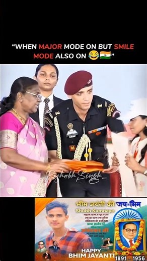 ,,Major Rishub Singh’s Unexpected Funny Reaction 😄🔥🪖”#major 🪖 #adc 🎖️ #army 🇮🇳 #trending 🚀🔥