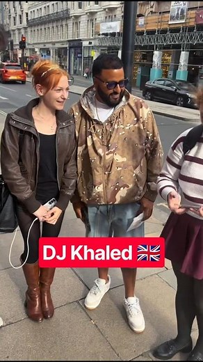 I'm in London 🇬🇧 DJ Khaled - UK Fan Luv ❤ #djkhaled #shorts