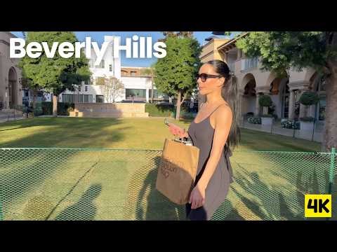 Beverly Hills Street Style, Beauty & Supercars 🌴 Rodeo Drive Walk 4K