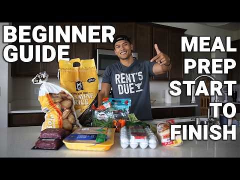 How to Meal Prep for Beginners (Start to Finish Vlog)