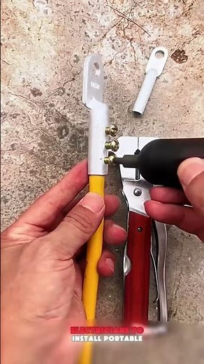 Convenient portable wiring terminal installation #tool #electrician