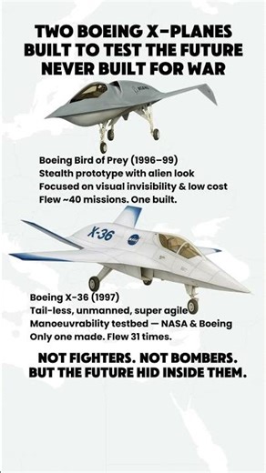 X-36 vs Bird of Prey — Boeing’s Secret X-Planes That Never Fought