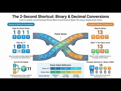 Binary to Decimal and Decimal to Binary Conversion | Best Learning Videos | Apna Schools English