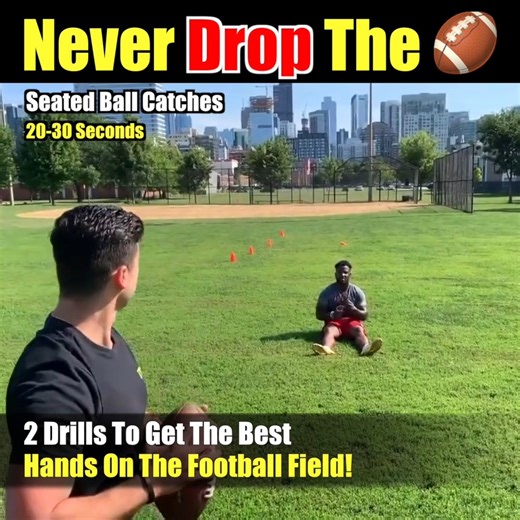 Catch clean. React fast. Play smart. These 2 Catching Drills sharpen hand-eye coordination and game-day focus — perfect for receivers and athletes wanting elite reaction skills. Every rep builds confidence. #FootballDrills #CatchingDrills #ReactionTraining #AthleteFocus #GameDayPrep #SkillWork #SportsPerformance #HandEyeCoordination #AthleteMindset #TrainToWin | Twice The Speed | Facebook