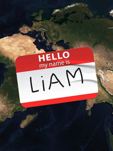The most popular name in each country