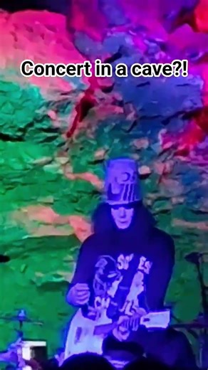 Buckethead live at the caverns #thecaverns #cave #buckethead #livemusic