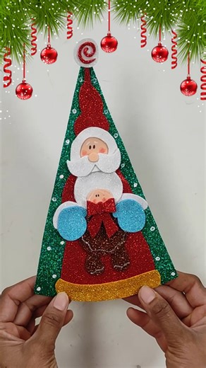 diy best santa claus family tree deco for christmas #fblifestyle | My Arts & Crafts