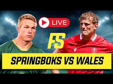 SPRINGBOKS vs WALES LIVE! | Wales vs South Africa Live Commentary & Watchalong