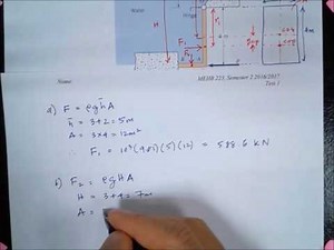 Hydrostatic Force Example 01