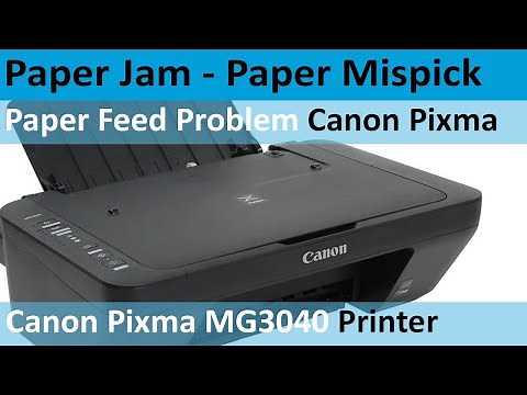 Canon Pixma Ink Jet Printers Paper Jam or Paper Feed Problem Solved