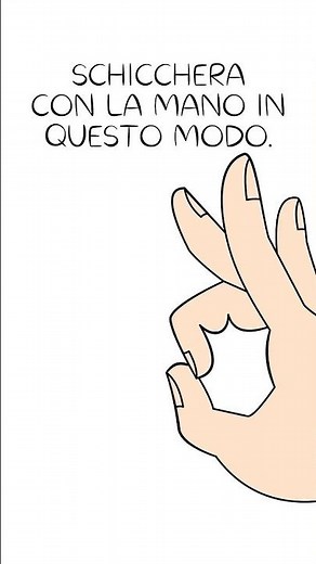 Schicchera con la mano in questo modo!