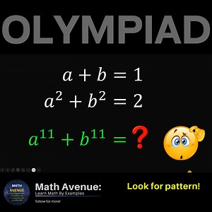 MATH OLYMPIAD TWO METHODS TO SOLVE | Math Avenue : Learn Math By Examples