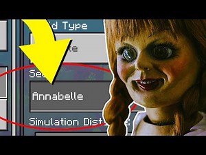 Minecraft "ANNABELLE" World (Scary Annabelle Doll 3AM Challenge Minecraft Seed)