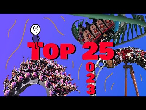 The Top 25 BEST COASTERS in the US (2023)