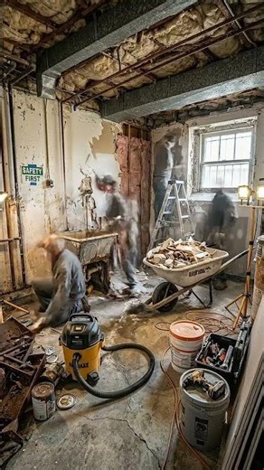 From Abandoned Laundry Room to Modern Makeover | Real Renovation Timelapse