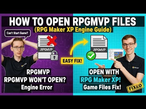 How to Open RPGMVP Files (RPG Maker XP)