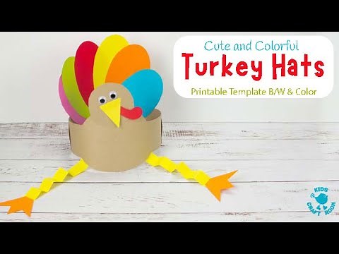 Turkey Hats - Thanksgiving Craft For Kids