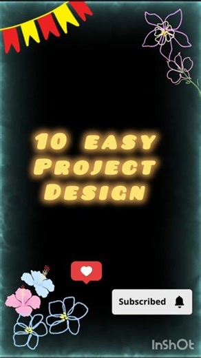 10 easy project design for students # design # project