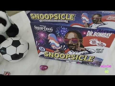 Snoop Dogg Dr. Bombay Snoopsicle Ice Cream Sherbet Bars from Costco