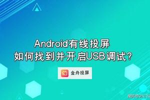 安卓手机有线投屏如何找到开启USB调试？