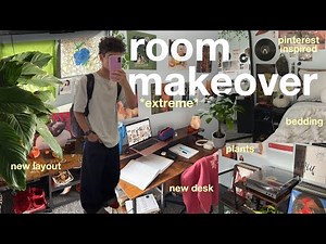 EXTREME ROOM MAKEOVER | target run, furniture, plants, bedding, + mini tour