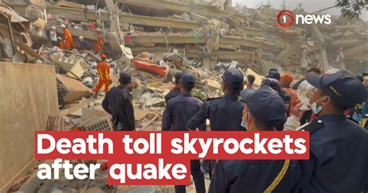 Death toll skyrockets amid fears quake aid won't reach all areas | TVNZ