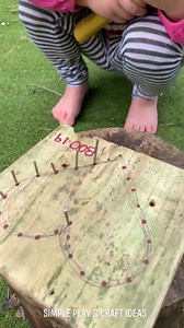 177K views · 418 reactions | 諒❤️ Do you let your children use a hammer & nails? Ms A, 3, had a wonderful time creating a very special piece of artwork for the wall  It’s a great activity for fine motor skills, concentration & creativity! See the finished results.... https://www.familydaystriedandtested.com/nail-and-string-art-heart-activity/ | Simple play & craft ideas | Facebook