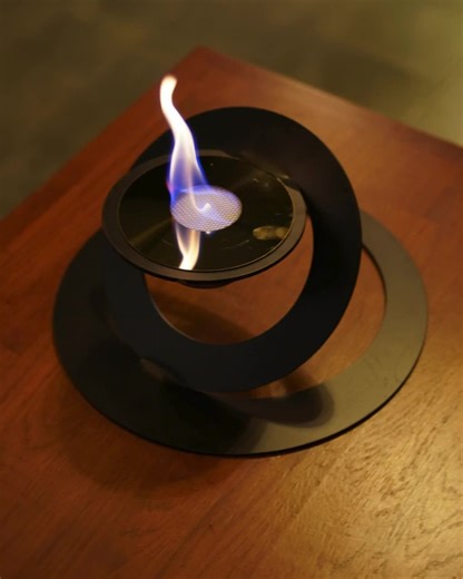 Luxury Tabletop Bioethanol Fireplace | Modern Sculptural Desk Fire Pit - Etsy