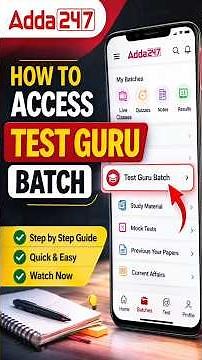 Adda247 App Me Test Guru Batch Kaise Access Kare | Step By Step Guidance | Adda Education