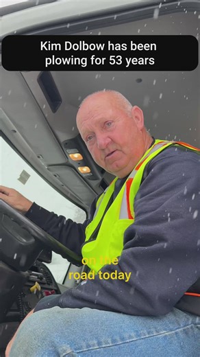 Portland snow plow driver in 53rd year behind the wheel