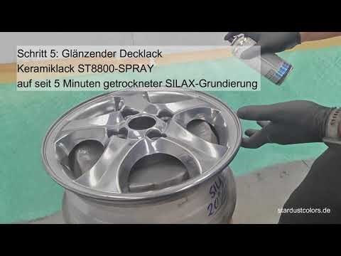 Chromlackierung auf Felgen - mit der neuen NeoChrome-lack Spray