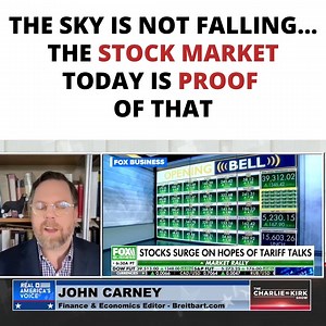 The Sky is Not Falling... The Stock Market Today is Proof of That Subscribe to The Charlie Kirk Show: http://apple.co/2VCxGsh Join Charlie Kirk Exclusive today: https://members.charliekirk.com | Charlie Kirk