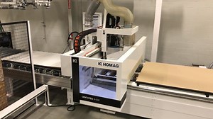 Look ma, no hands! 🤗 When integrated with a HOMAG STORETEQ system, the HOMAG CENTATEQ N-500 CON2R allows for simplified processing with minimal manual labor. | Stiles Machinery